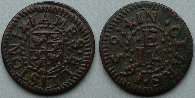 Clare, James Elliston 1659 farthing
